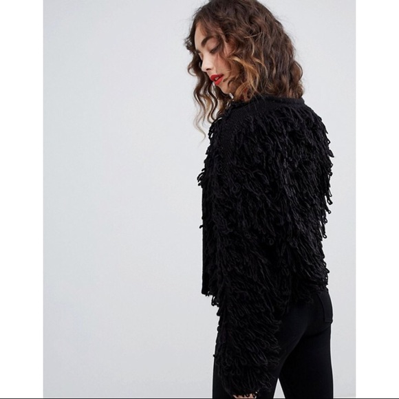 new look shaggy cardigan